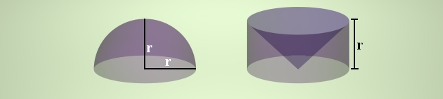 demie sphère et cylindre 1